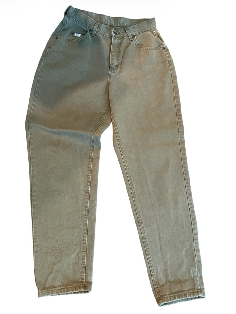 Lee - Women's High-Rise Straight Jeans in Olive Green